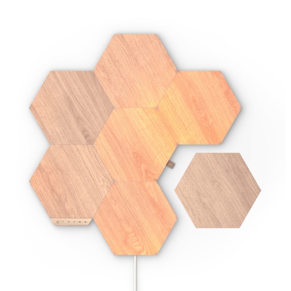 Panneaux LED Hexagones Elements Starter Pack 7 pièces Nanoleaf – Image 6